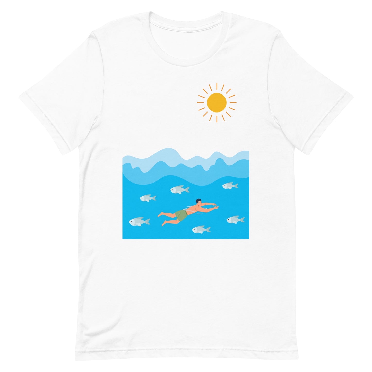 Swimming Against The Tide Sunny tee