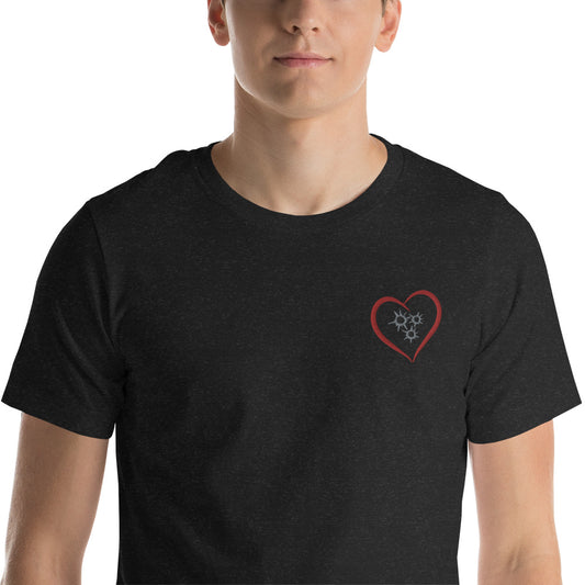 Shots to the Heart embroidered tee (unisex)